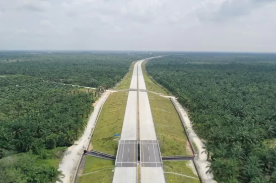 PT Hutama Karya Tuntaskan Sisa 9 KM Jalan Tol Pekanbaru – Bangkinang