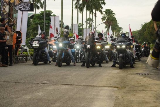 Sebanyak 500 Motor Besar Konvoi di Pekanbaru