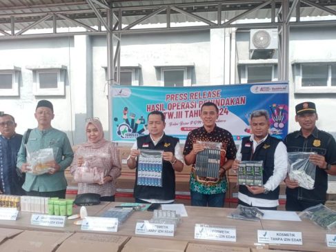 Press Release BBPOM: Kosmetik Ilegal Dijual di Riau Hingga Daerah di Indonesia