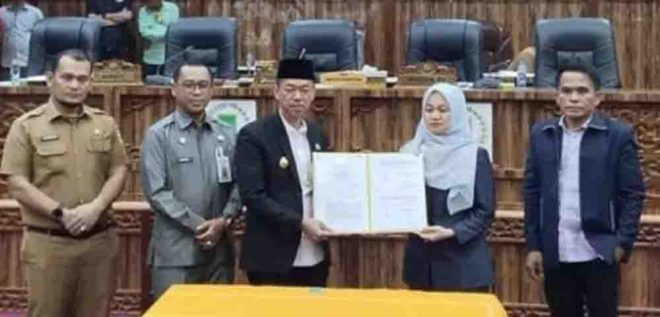 Dinihari, DPRD Rohil Sahkan APBD Perubahan Tahun 2024