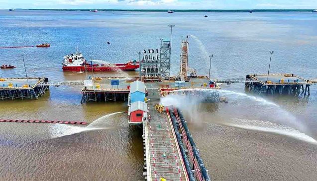 Atasi Kondisi Darurat di Pelabuhan Dumai, PHR Gelar Latihan Gabungan