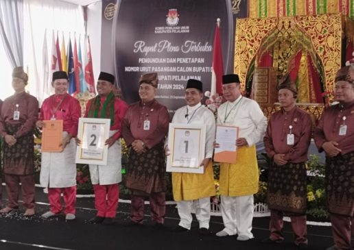 Paslon Nasaruddin-Abubakar Raih Nomor 1 dan Zukri-Thamrin Nomor 2