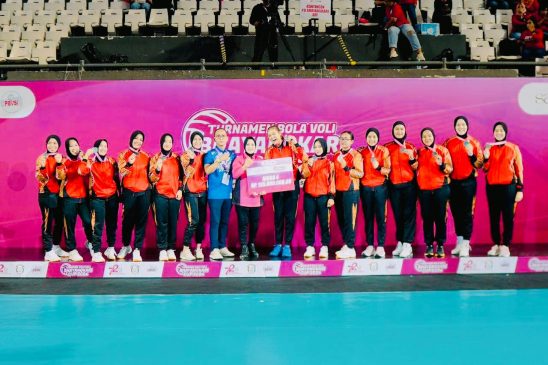 Tim Bola Voli Bhayangkari Sumsel ‘Putri Sriwijaya’ Raih Juara IV dan Best Setter di Turnamen Bhayangkari Cup 2024
