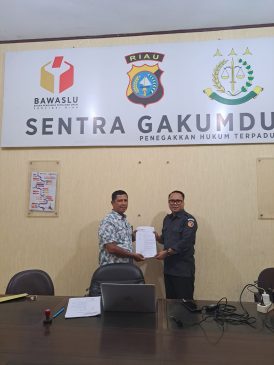 Bawaslu Riau Minta Pelapor Hadirkan Saksi Dugaan Pelanggaran UU Pilkada SF Hariyanto
