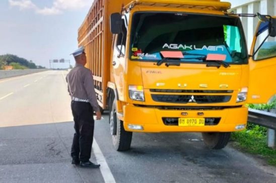 Polda Riau Sosialisasi Pilkada Damai di Tol