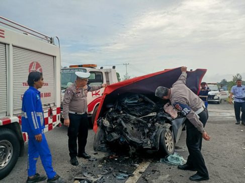 Tabrakan di Tol, Polda Riau Dalami Lima Penumpang Minibus Positif Narkoba