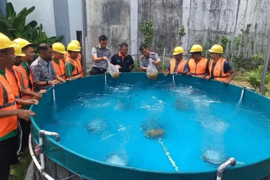 Lapas Batam Kembangkan Budidaya Ikan Nila
