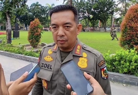 Satpol PP Pekanbaru Larang Warga Berdagang Hingga Trotoar