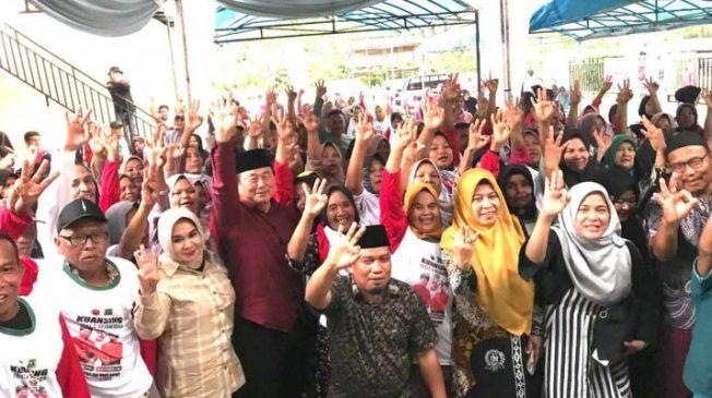 Paslon Halim – Sardiyono Gelar Kunjungan Politik ke Hulu Kuantan
