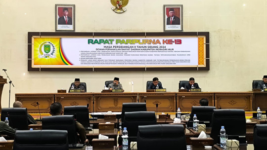 DPRD Inhil Gelar Rapat Paripurna Ke-13 Masa Persidangan II Tahun 2024