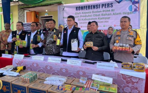Kandung Bahan Berbahaya, Jamu Merek Tawon Klenceng Diamankan BBPOM Pekanbaru