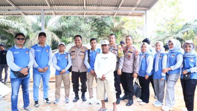 Kapolres Kuansing Tinjau TPS Perbatasan