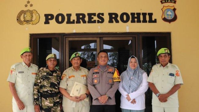 Kapolres Rohil Gandeng Ormas Pemuda Panca Marga Ciptakan Pilkada Damai