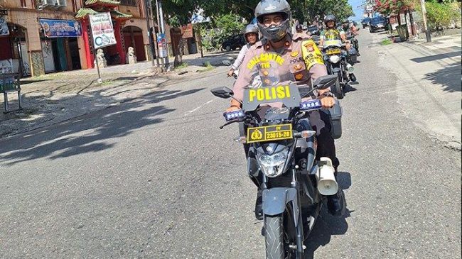Polisi di Pekanbaru Ajak TNI AD Patroli Susuri Jalanan Bersama, Ini Tujuannya