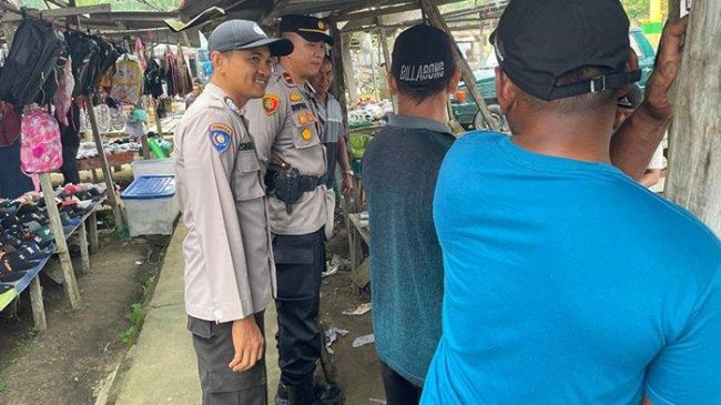 Kapolsek Lubuk Batu Jaya: Pedagang Harus Bebas dari Intimidasi saat Pilkada