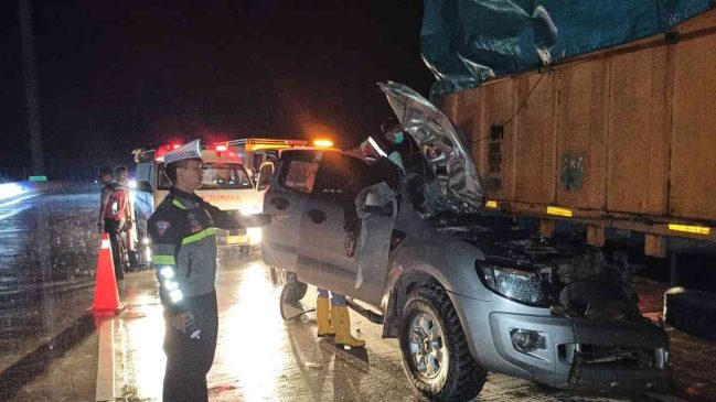 Kecelakaan Maut di Tol Pekanbaru – Bangkinang, Toke Sawit dan Datuk di Kampar Tewas