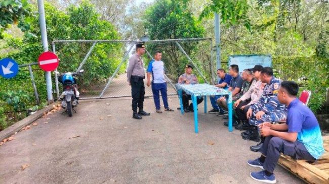 Polsek Kawasan Pelabuhan Dumai Gelar Silaturrahmi Bersama Security PT Pelindo Dumai