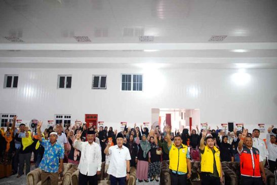 Pendukung Cagubri Nomor Urut 3 Tumpah Ruah di Tembilahan