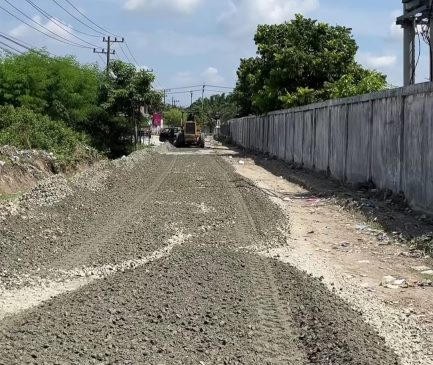 Perbaikan Jalan Bangau Sakti Pekanbaru Bakal Masuk Proses Pengaspalan