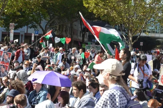 Ribuan Orang Berunjuk Rasa di Australia Protes Genosida di Gaza