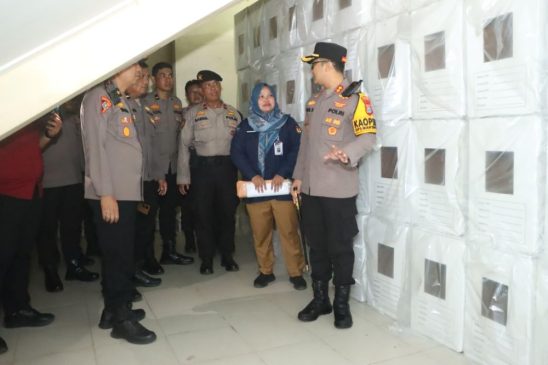 Kapolres Inhil: Surat Suara Aman, Tapi Satu Boks Tinta Rusak