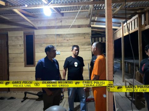 Polisi Segel Lokasi Pemurnian Emas Ilegal Kuansing