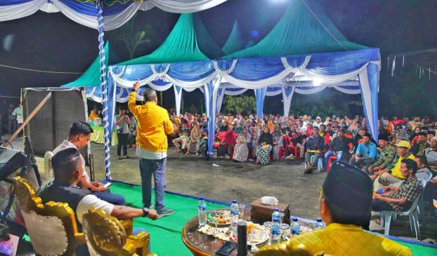 Cabup Bengkalis Syahrial Hadirkan Cagub Riau Syamsuar di Pulau Rupat