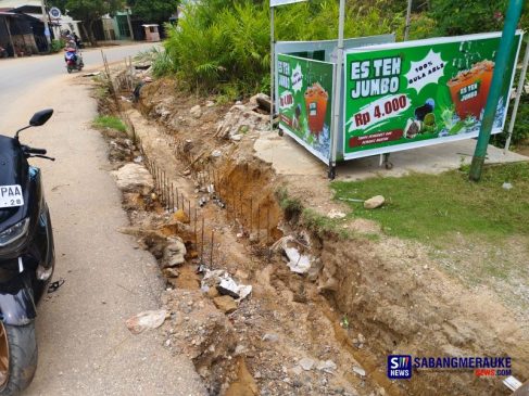 Segera Dilanjutkan! Dinas Perkim Rohil Sudah Beri Teguran Terkait Mandeknya Proyek Drainase