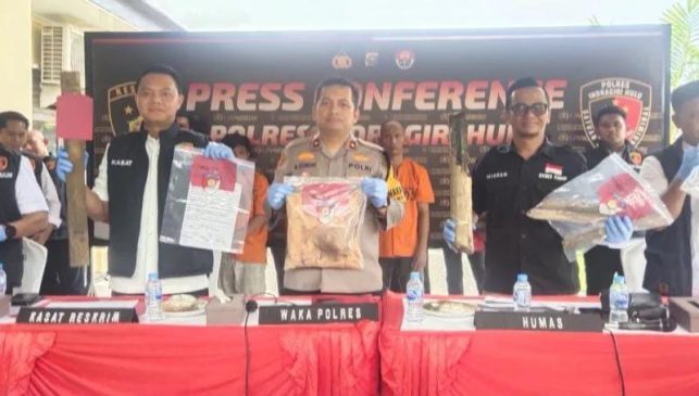 Polisi Tangkap 4 Tersangka Penganiayaan Sebabkan Korban Tewas di Inhu
