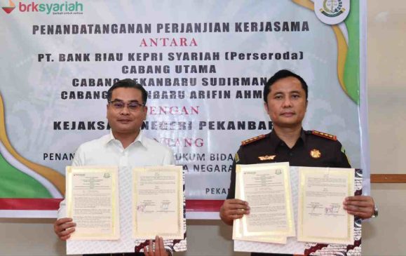 BRK Syariah Jalin Kerjasama dengan Kejari Pekanbaru