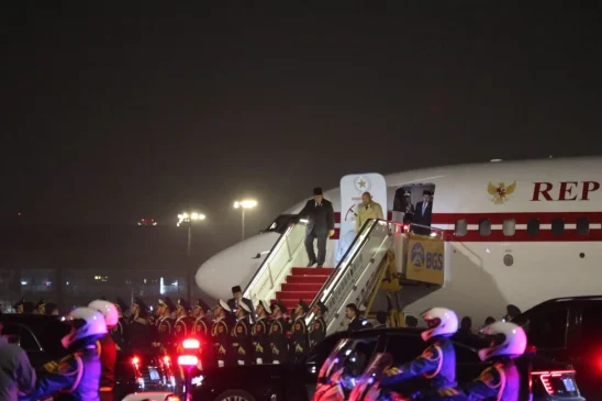 Presiden Prabowo Tiba di Beijing