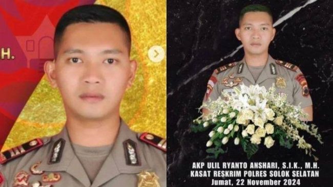 Kasat Reskrim Polres Solok Selatan Tewas Ditembak Kabag Ops