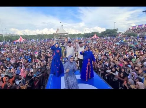 Kampanye Akbar Pasangan Calon Bupati H. Erizal, ST dan H. Tengku Rusli di Dataran Tinggi Pematang Baih