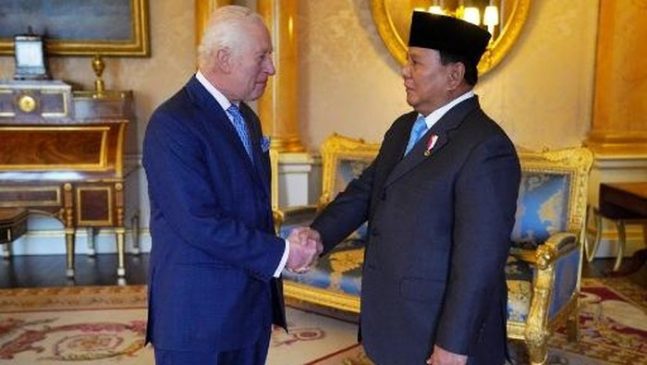 Prabowo Bertemu Raja Charles III