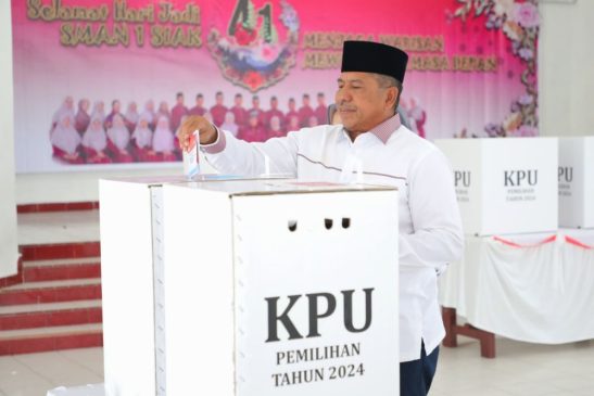 Pilkada Serentak di Kabupaten Siak Berjalan Lancar