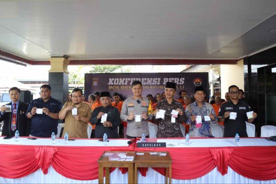 Selama Oktober 2024, Polres Inhu Sikat 28 Tersangka dan Ratusan Gram Sabu
