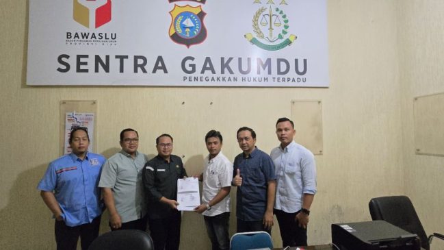 Dugaan Money Politik, Tim Hukum Bermarwah Lapor ke Bawaslu untuk Beri Efek Jera