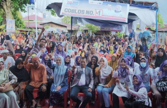 Membludak! Warga Pekanbaru Kota Dukung Muflihun Jadi Walikota