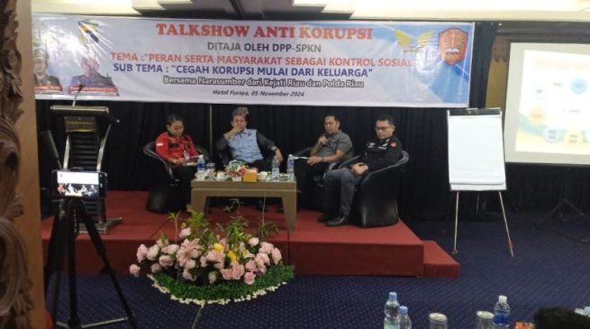 Polda Riau Ajak Keluarga Jadi Benteng Pertama dalam Perangi Korupsi