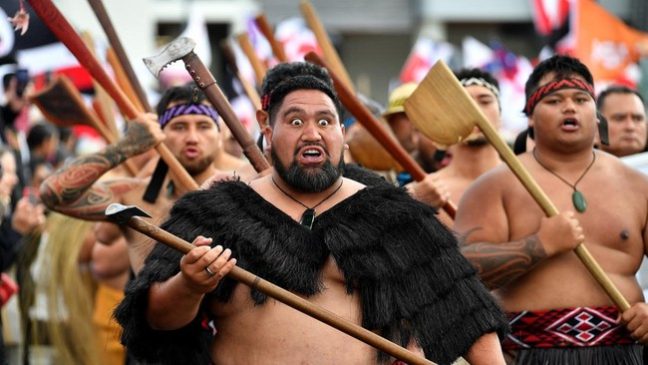 Protes RUU Lemahkan Maori, Ribuan Warga Selandia Baru Geruduk Parlemen