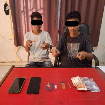 Edarkan Narkoba, Dua Pemuda Kuansing Diciduk Tim Mata Elang
