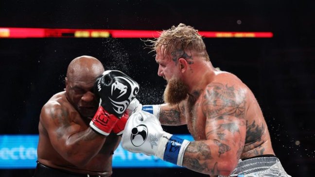 Mike Tyson vs Jake Paul, Duel Sandiwara