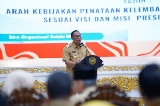 Pj Gubri Harap Penataan Kelembagaan OPD di Riau Lebih Baik