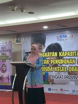 Pj Ketua TP PKK Riau Minta Orang Tua Fasilitasi Tumbuh Kembang Anak