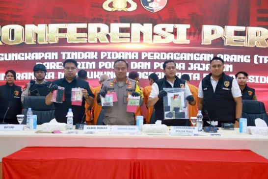 Polda Riau Ungkap 16 Kasus TPPO, Amankan 22 Tersangka