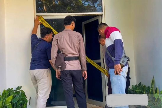 Selidiki Kebakaran Gedung Disdikbud, Polres Natuna Gandeng Labfor Riau