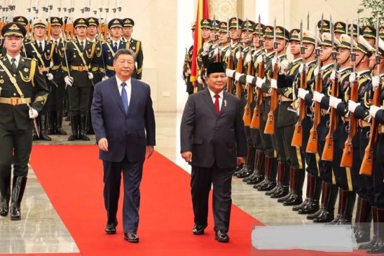 Presiden Xi Jinping Sambut Presiden Prabowo dengan Upacara Kenegaraan