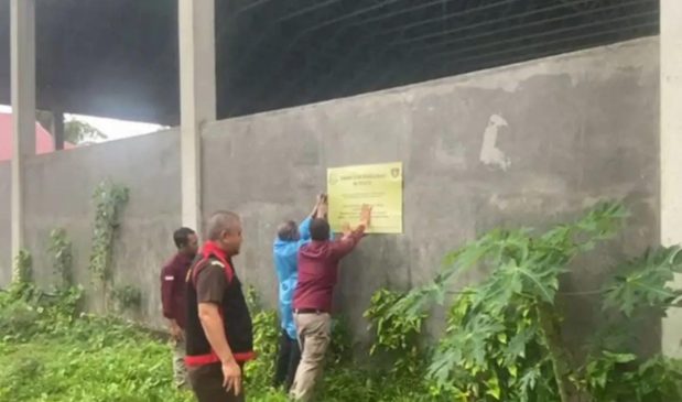 Kejati Sumbar Sita Lapangan Futsal Terkait Korupsi Pengadaan Lahan Tol Pekanbaru-Padang