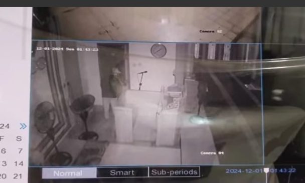 Maling Embat TV dan Mikrofon Masjid Taqwa Muhammadiyah di Rohil