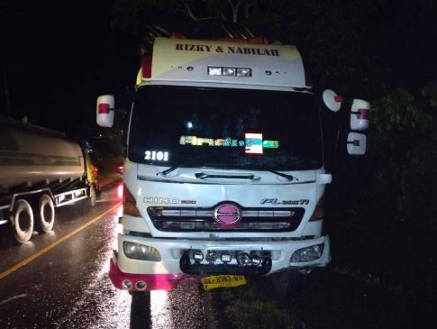Jalan Lintas Timur Inhu Padat Lancar, Dua Kecelakaan Terjadi dalam Sehari